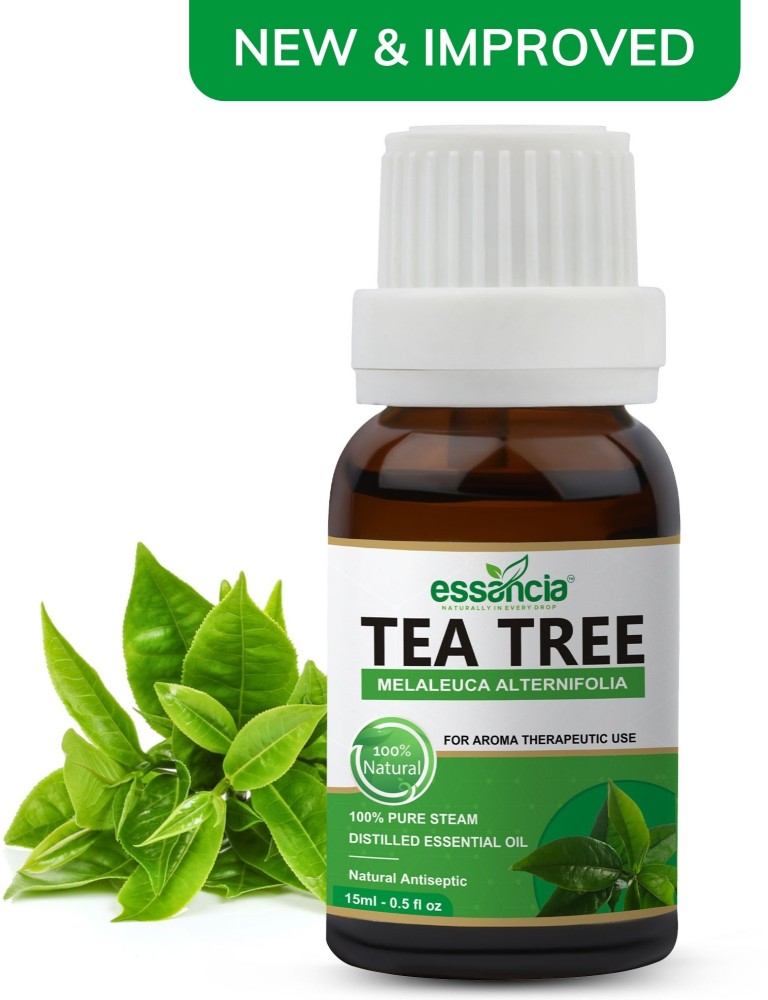 Organic Tea Tree Oil 30 ml - 100% Natural, Pure Essential Oil for Hair,  Face, Skin Use, Scalp, Acne - Essential Oils for Aromatherapy, Diffuser