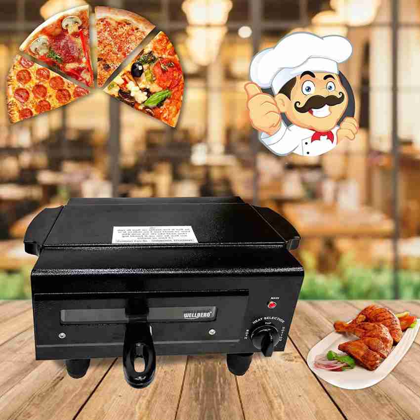 Wellberg Electric Tandoor Medium Size 2 in 1 Electric Tandoor and Grill  Barbeque for Kitchen & Home with Accessories (BLACK)