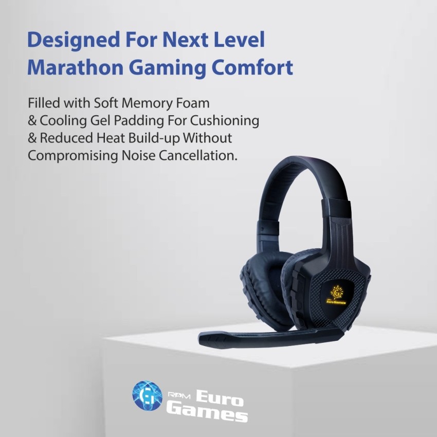 RPM Euro Games 4D Gaming Earphones Headphones with Detachable MIC