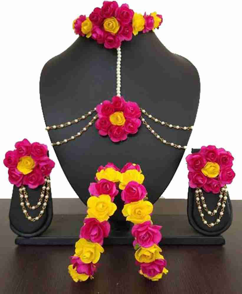 Flower jewellery on flipkart on sale