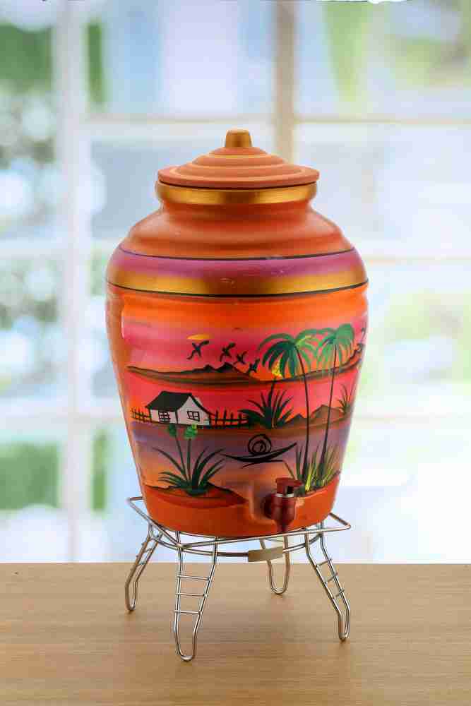 Buy MRP Multipurpose Matka Stand  Pot Stand (Red) Online at Low