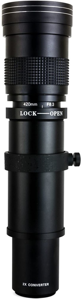 Opteka 420-1600mm f/8.3 HD Telephoto Zoom for Nikon D4s, D4, D3x