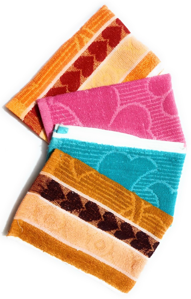 ARNIYAVALA Elegant Multicolor Cotton Hand Towel Stripe Design