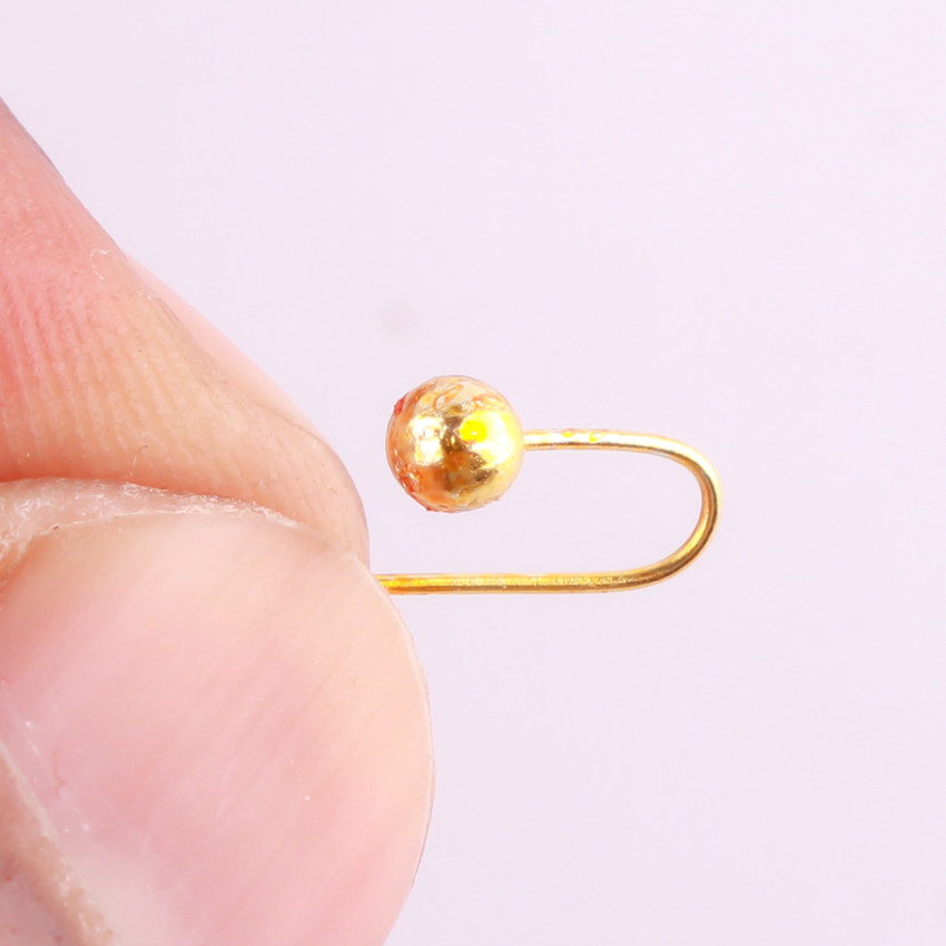 Small gold discount nose pin price