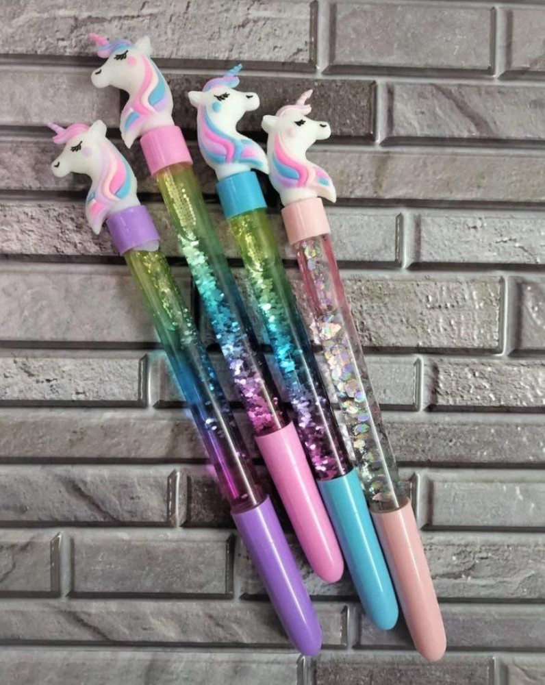 how to make cute unicorn pen without plastic, Homemade unicorn pen, Homemade  pen