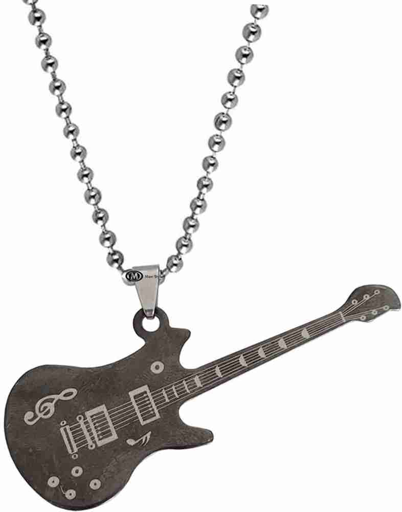 Sullery Music Note Electrical Guitar Locket Pendant Necklace For Lover Gift Gold plated Brass Pendant Price in India Buy Sullery Music Note Electrical Guitar Locket Pendant Necklace For Lover Gift Gol...