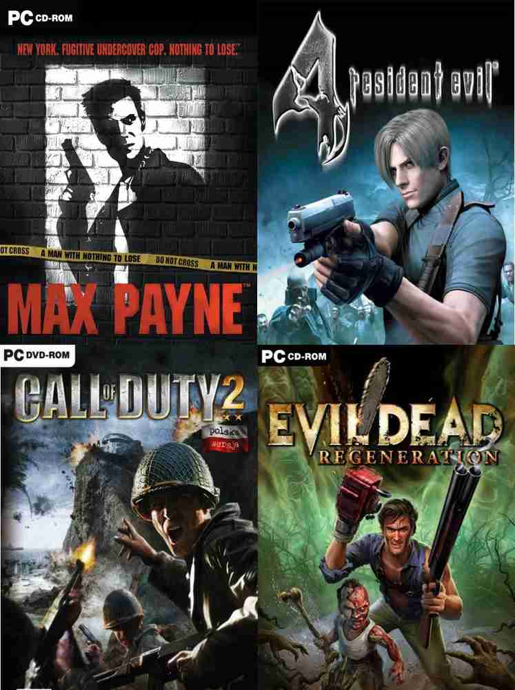 Max Payne, Resident Evil 4, COD 2, Evil Dead TOP 4 Game (Offline