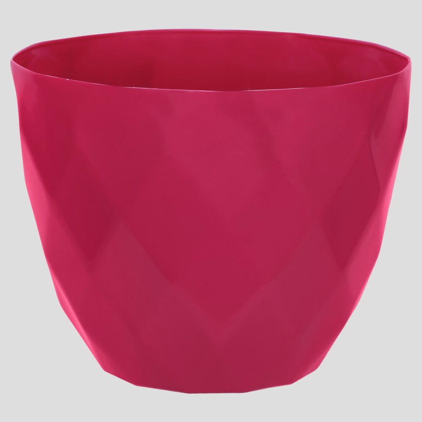 Pink & Red Heart-Shaped Plastic Bowl, 15in