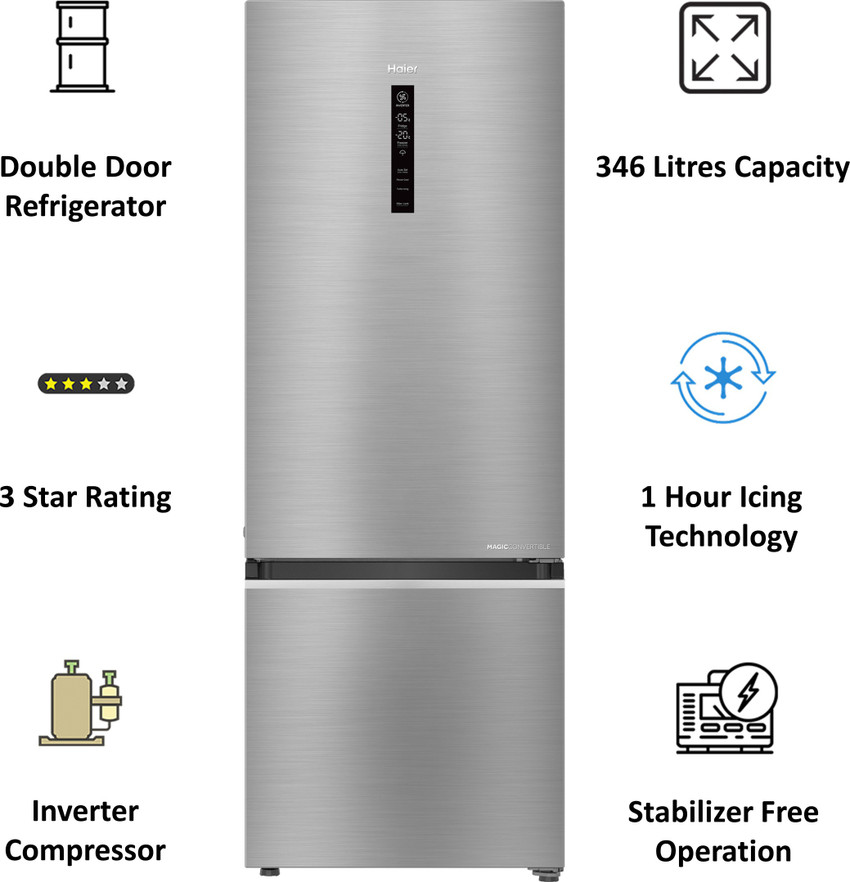 Haier 346 litre fridge 2025