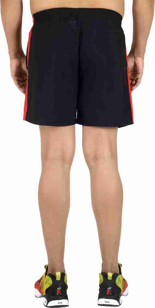 Decisive Solid Men Red Sports Shorts - Buy Decisive Solid Men Red