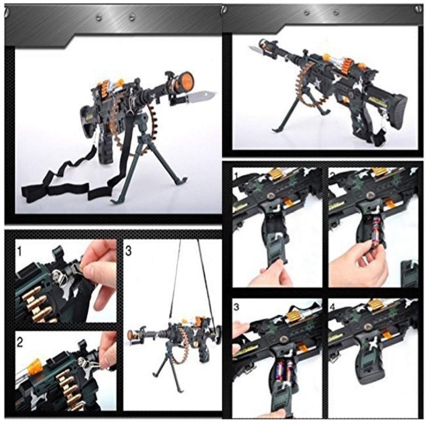 IndusBay® AK47 BB Bullet Toy Gun AK 47 AK-47 AWM Gun Military