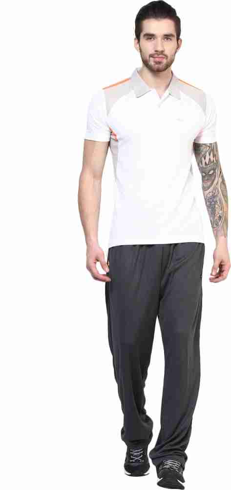 BERGE Solid Men Grey Track Pants - Buy BERGE Solid Men Grey Track Pants  Online at Best Prices in India