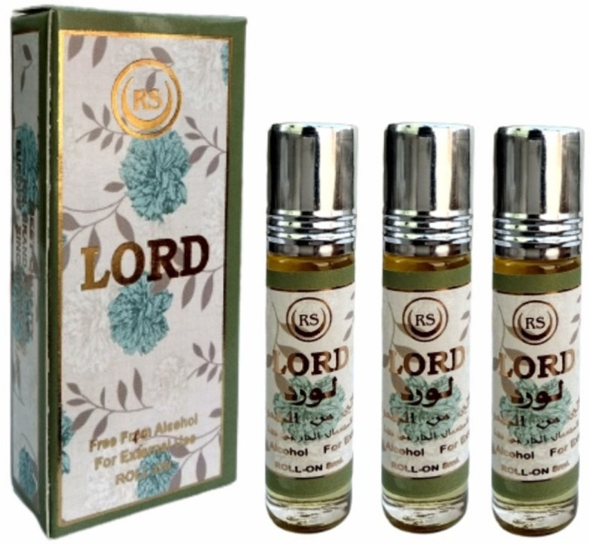 RS Lord Attar 16 ML Combo Pack of 3 Floral Attar Price in India