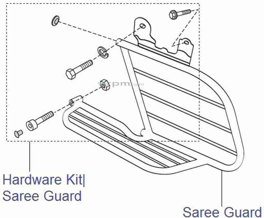 Pulsar 150 shop saree guard