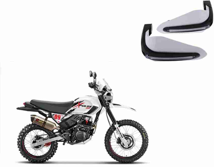 Buras NEW DESIGN WHITE SHINING PROTECTIVE HANDGUARD FOR NEW HERO XPULSE QUALITY PRODUCT FOR THE BIKERS Handlebar Hand Guard Price in India Buy Buras NEW DESIGN WHITE SHINING PROTECTIVE HANDGUARD FOR