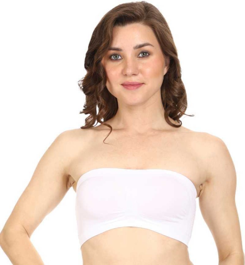 Women Tube Non Padded Bra strapless bra free size bra (28-34)