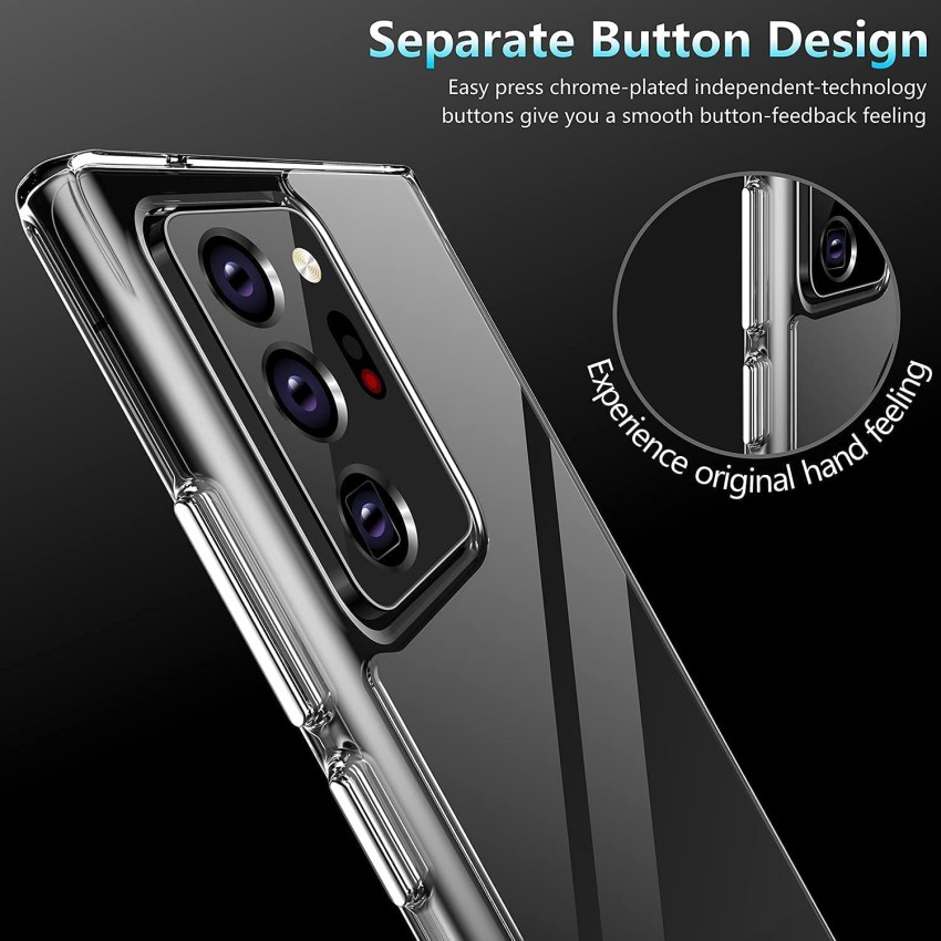 Funda Silicona Ultrafina Carcasa Transparente H01 para Samsung Galaxy Note  20 Ultra 5G Plata