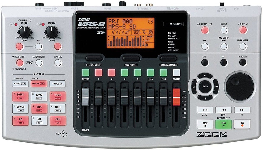 ZOOM MRS-8 マルチトラックレコーダー　MTR Amazon.com: ZOOM MRS8 Multi-Track Portable Recording Studio