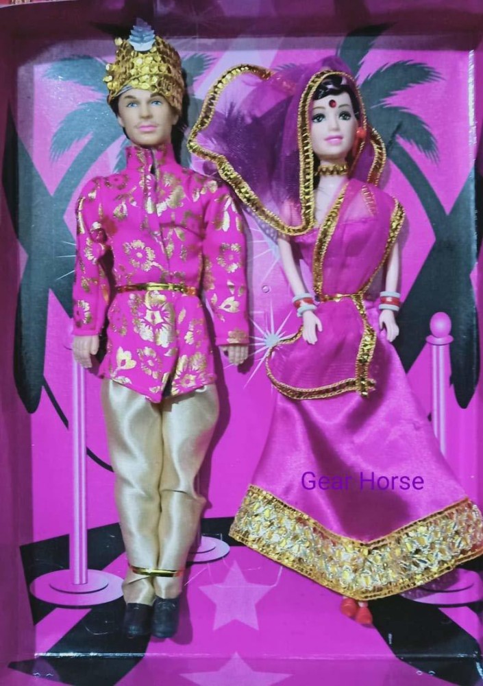 A K ENTERPRISE Indian Wedding Couple Dolls Showing Indian Culture Doll Set  - Decorative Doll - Handcrafted Doll - Indian Wedding Couple Doll - Indian  Wedding Couple Dolls Showing Indian Culture Doll