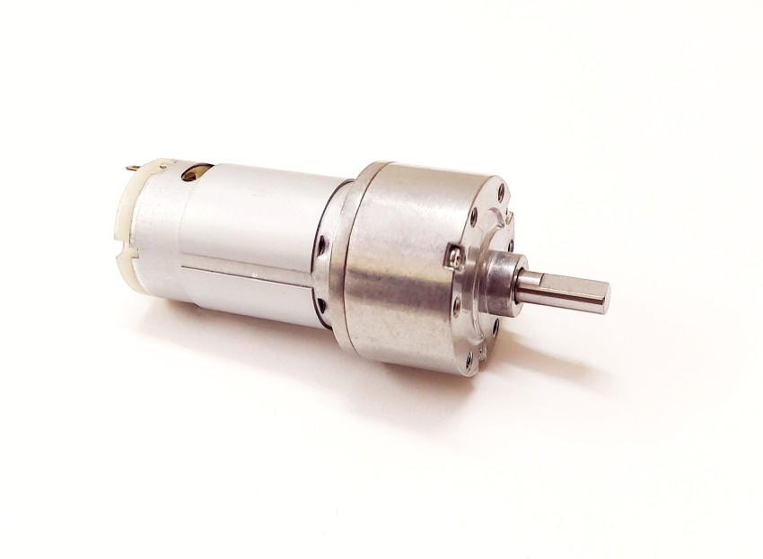 Small Motor DC 12/24V Gear Motor Diameter 37mm 5-1000rpm RC Smart