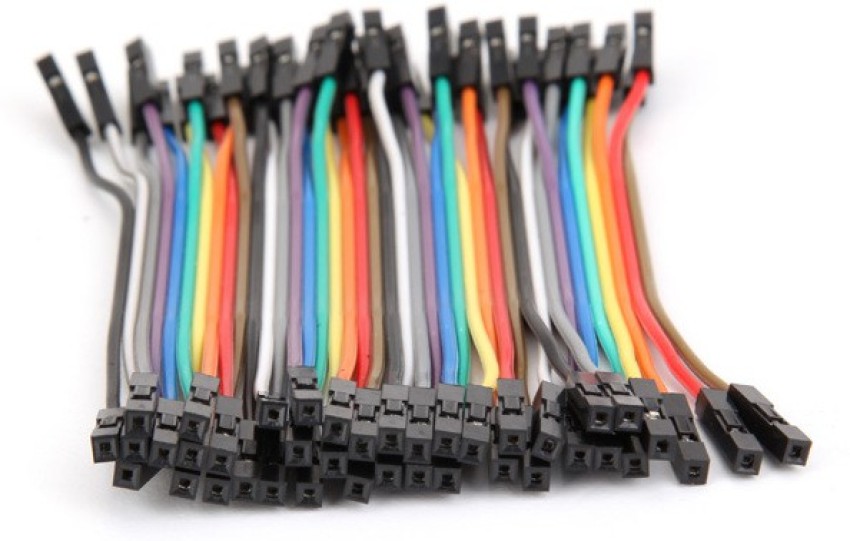 10pcs 10cm Female To Female Jumper Cable Dupont Wire For Arduino