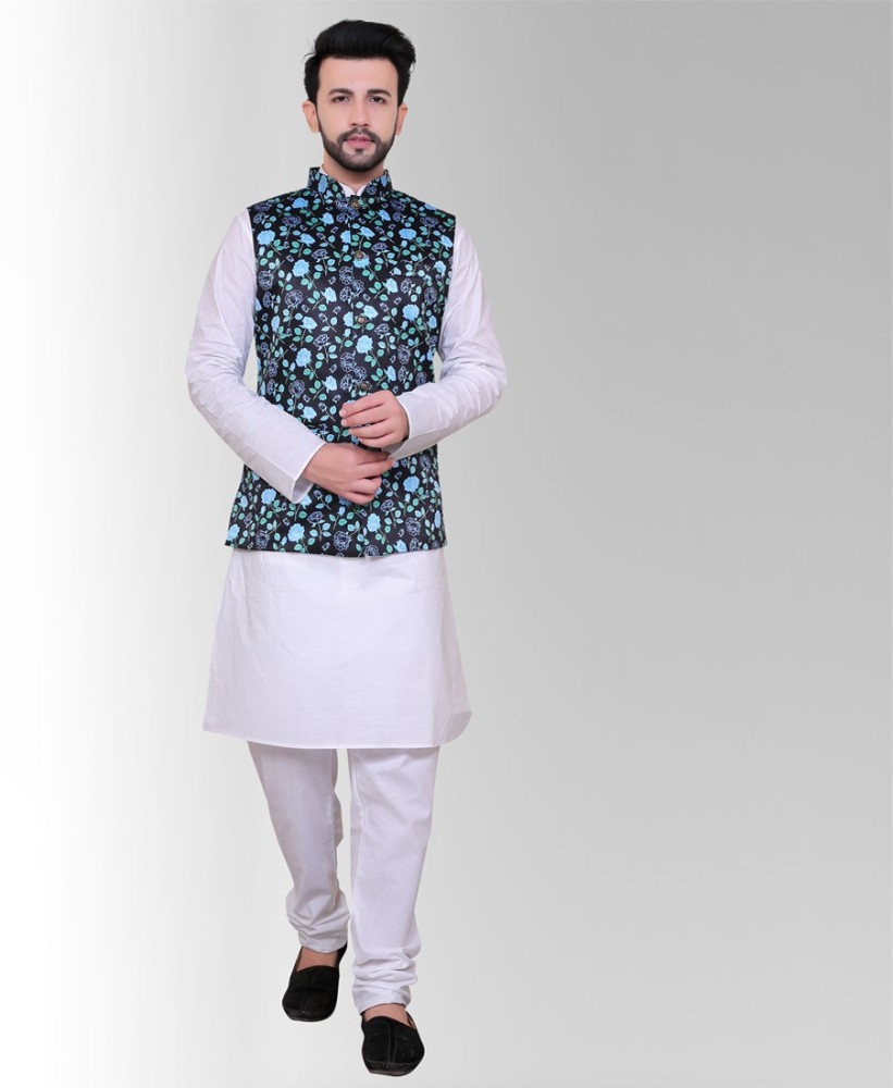 AVAETA Sleeveless Printed Men Jacket