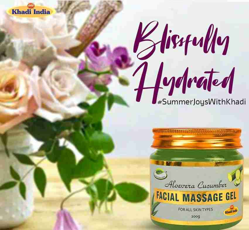Khadi natural rose & aloe discount vera herbal face massage gel