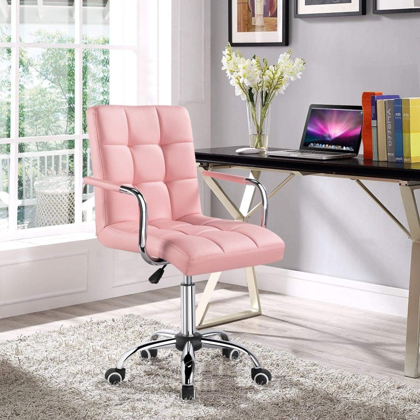 Pink office chair with arms new arrivals