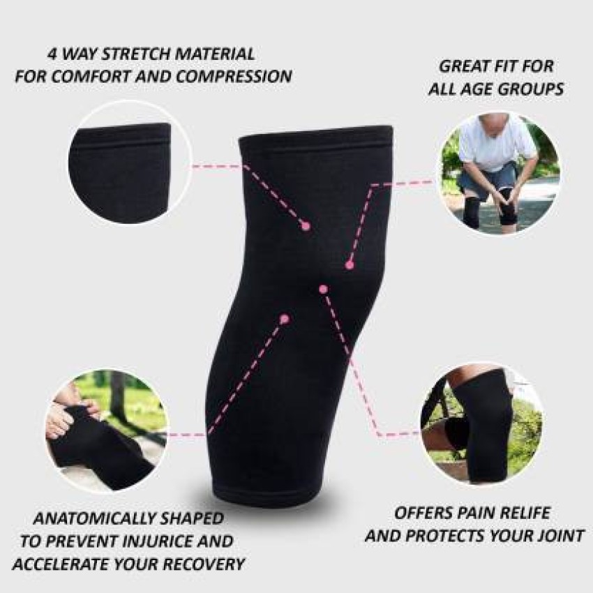 Men Women Calf Leg Support Varicose Veins Knee Compression Sleeve