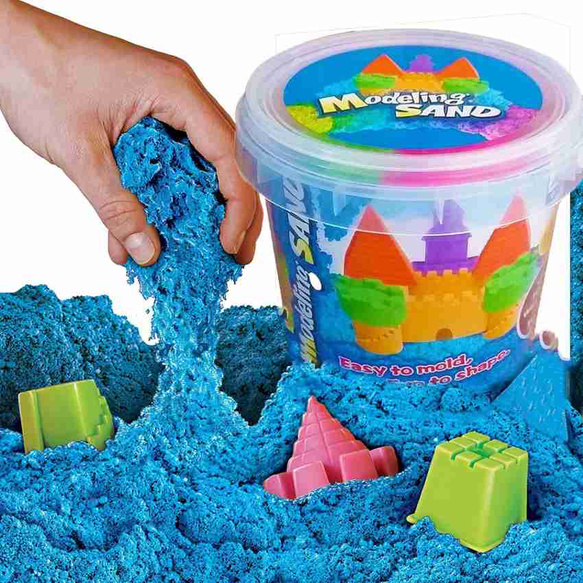 ZUVILIKA Reusable Kinetic Moving Sand Colorful Clay Sand (500 GM Bucket) -  Reusable Kinetic Moving Sand Colorful Clay Sand (500 GM Bucket) . shop for  ZUVILIKA products in India.