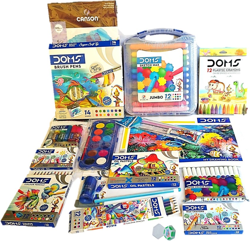 DOMS The Maximum sketch and Colouring KIT (Pack of 16) - Art  Kit