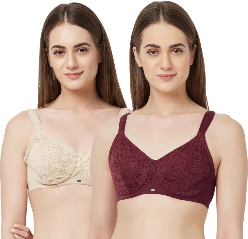 SOIE Women Full Coverage Non Padded Bra - Buy SOIE Women Full Coverage Non  Padded Bra Online at Best Prices in India