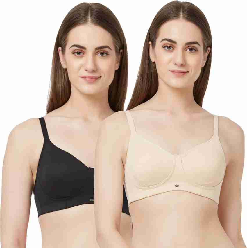 SOIE Full Coverage Encircle Non-Padded Non-Wired Bra (Pack of 2) Women Full  Coverage Non Padded Bra - Buy SOIE Full Coverage Encircle Non-Padded Non-Wired  Bra (Pack of 2) Women Full Coverage Non