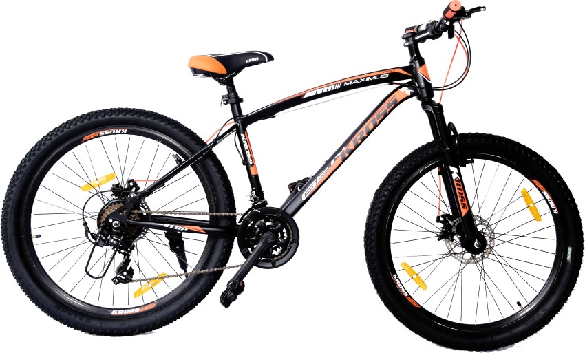 Kross Maximus Pro Suspension with Dual Disc Brakes 21 Speed 26 T Mountain Hardtail Cycle Price in India Buy Kross Maximus Pro Suspension with Dual Disc Brakes 21 Speed 26 T Mountain Hardtail