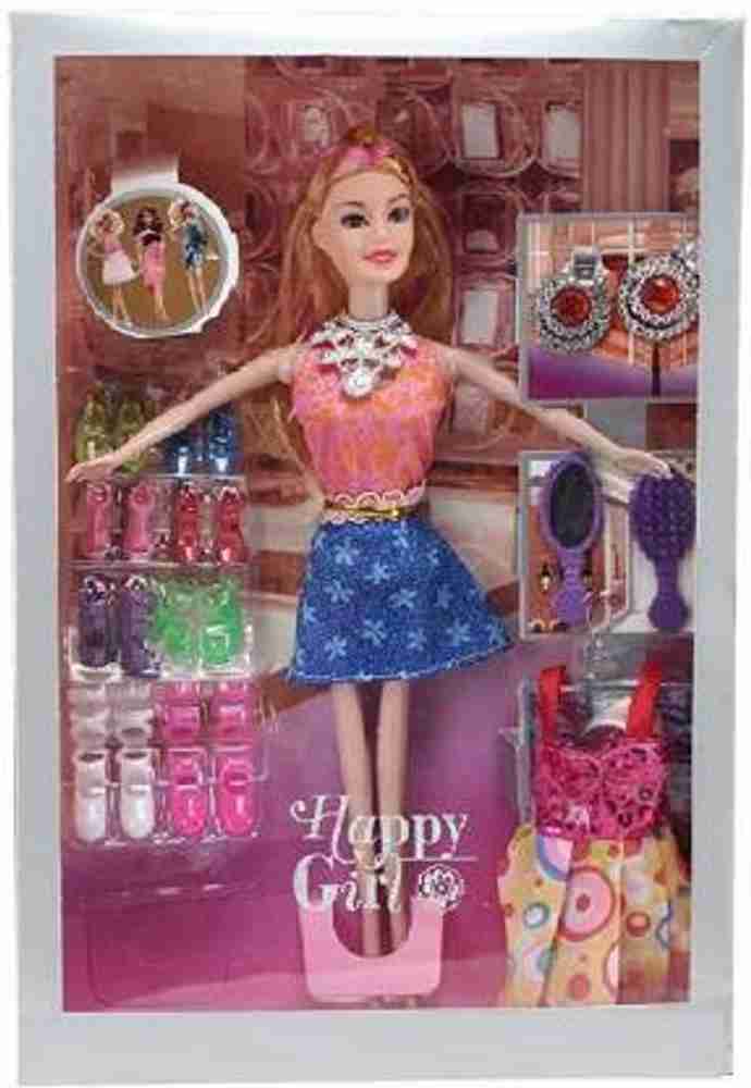DhyeyCollection Happy Girl with Doll Dresses Set for Kids Toys Girls Happy Girl with Doll Dresses Set for Kids Toys Girls Buy Doll Doll House toys in India. shop