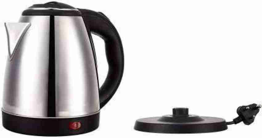 Siya Shine Tea Kettle/Tea and Coffee Maker/Milk Boiler/Water Boiler/Tea  Boiler/Coffee Boiler/Water Heater/Stainless Steel Kettle/Stainless Steel  Electric Cordless Electric Kettle (2 L, Silver), Electric kettle fast boil  1500W Electric Kettle Price in