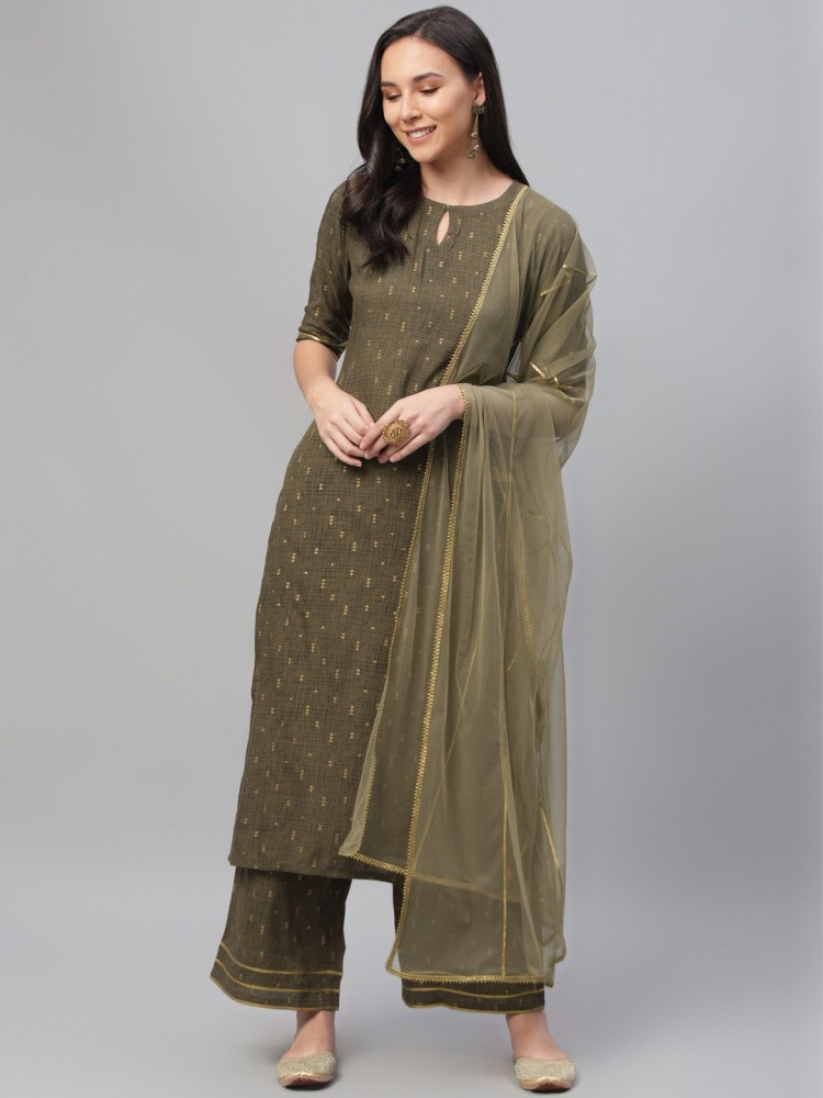 Libas olive green on sale kurta