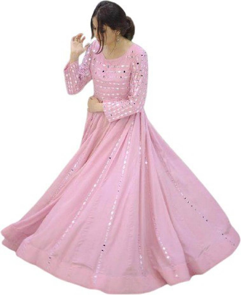 BLACK SCISSOR FlaredAline Gown Price in India  Buy BLACK SCISSOR  FlaredAline Gown online at Flipkartcom