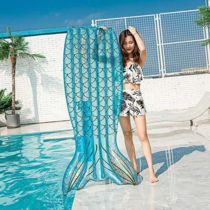 Mermaid blow up pool hot sale