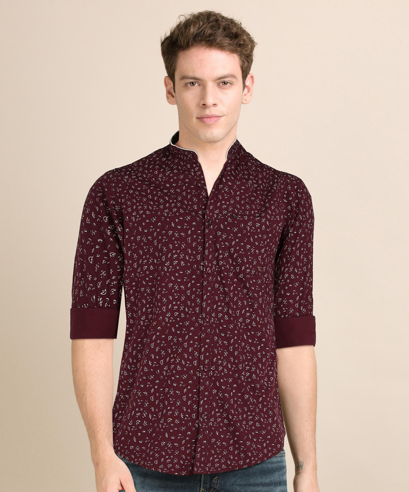 KILLER Men Printed Casual White Maroon Shirt Buy KILLER Men Printed Casual White Maroon Shirt Online at Best Prices in India Flipkart