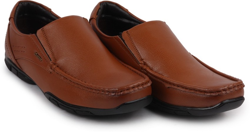 Tan formal shoes on sale flipkart