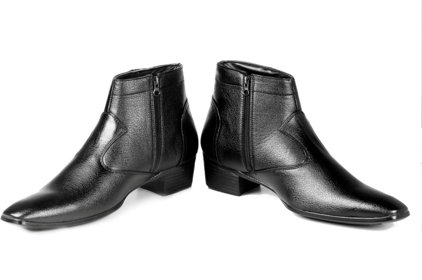 high heel formal boots