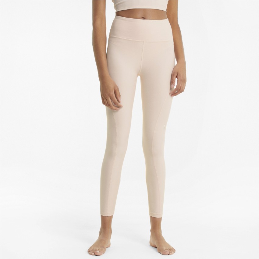 PUMA Solid Women Pink Tights - Buy PUMA Solid Women Pink Tights Online at  Best Prices in India
