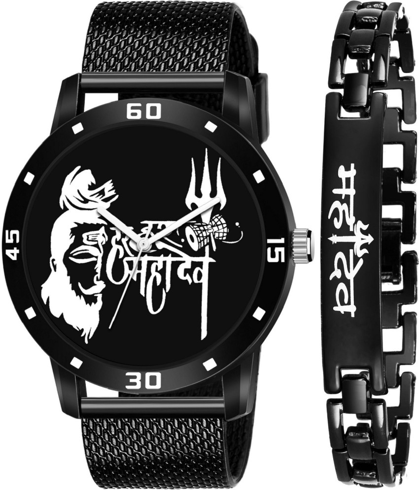 Buy SWADESI STUFF Men Black Printed Dial & Black Analogue Watch metal black  20b - Watches for Men 14631274 | Myntra