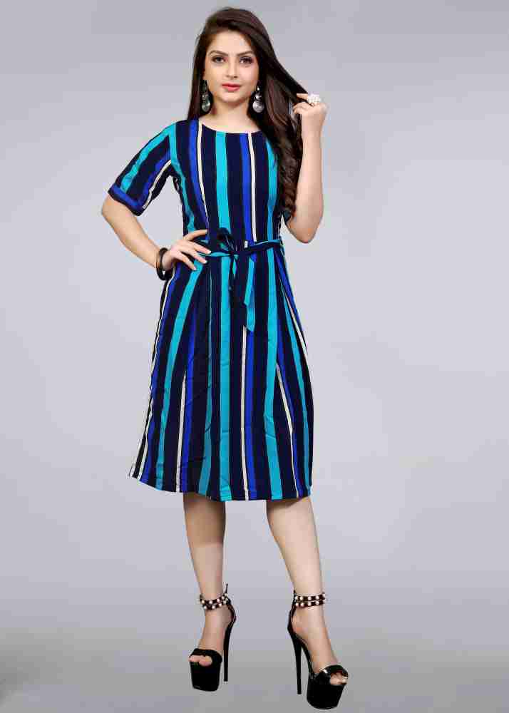 Dress with 2024 vertical lines