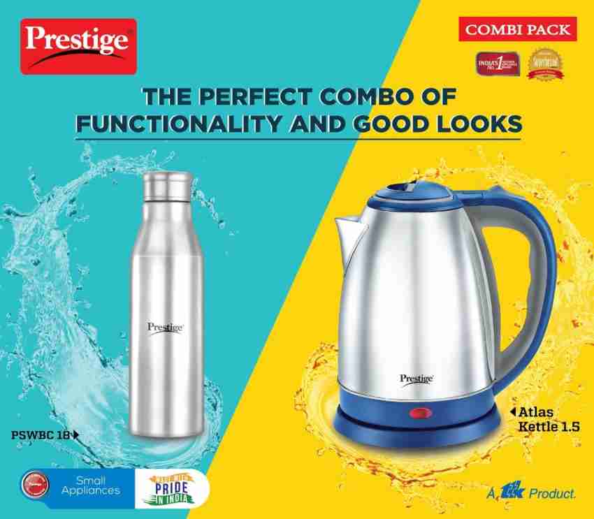 Prestige Stainless Steel Electric Water Tea & Soups Kettle 1500