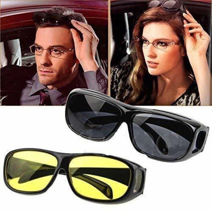 RBGIIT Night HD Vision Eye Protection Sunglasses,Blowtorch,Wood