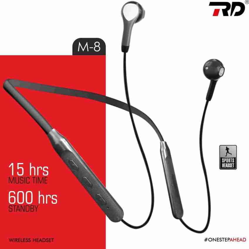 RD M8 Wireless 30Hrs Music Time Stereo Headset Bluetooth Headset