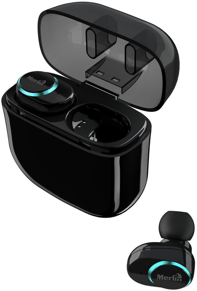 MERLIN WIRELESS BLUETOOTH EARBUDS BUILT IN MICROPHONE BLUETOOTH