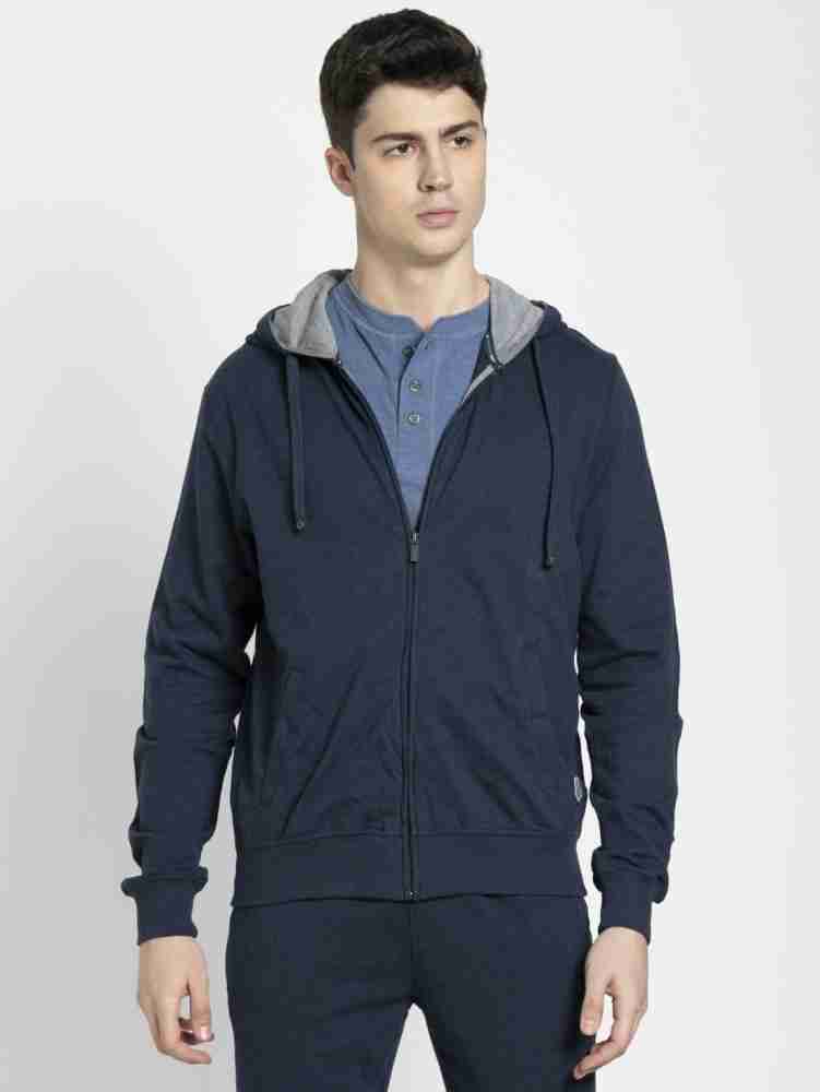 JOCKEY Full Sleeve Solid Men Jacket - Buy Ink Blue Melange JOCKEY Full  Sleeve Solid Men Jacket Online at Best Prices in India | Flipkart.com